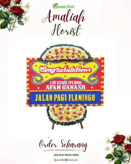 Sewa Papan Bunga Gollo
